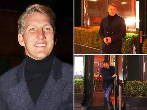 Chùm ảnh: Schweinsteiger bí mật tính chuyện sang Mỹ thi đấu
