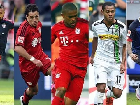 Chuyện những ngôi sao Mỹ-Latin khuynh đảo Bundesliga 2016/17