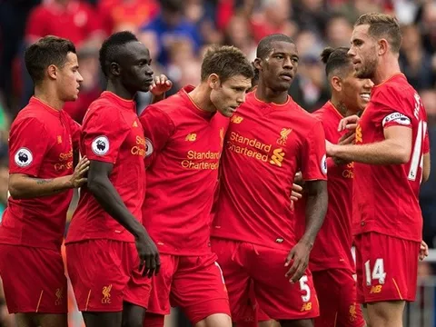 Có lợi thế sớm, Liverpool hủy diệt Hull City trên thánh địa Anfield