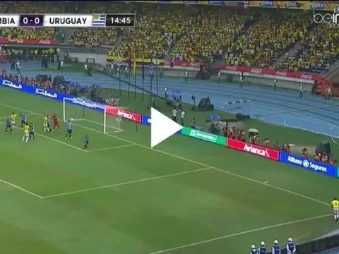 Colombia 2-2 Uruguay (vòng loại World Cup)