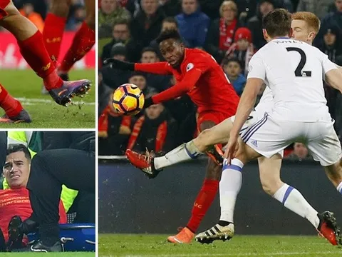 Coutinho lên cáng, Origi đem ngôi đầu về cho Liverpool