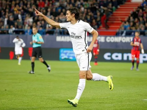 Cú Poker của Cavani trong trận Caen