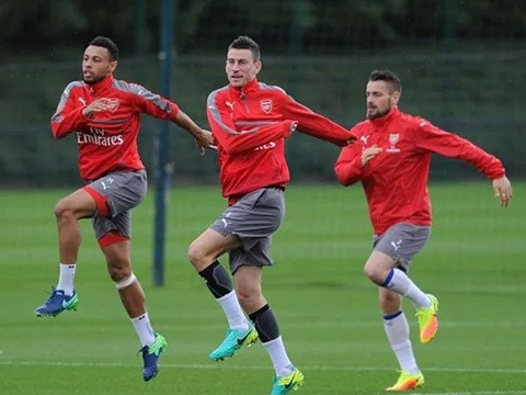Dàn sao Arsenal hăng say tập luyện, hướng đến chiến thắng thứ 5 liên tiếp