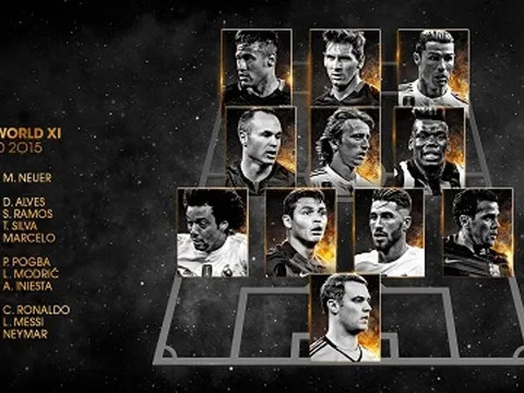 Đề cử ĐHTB của FIFPro: Chỉ một cầu thủ người Anh có tên