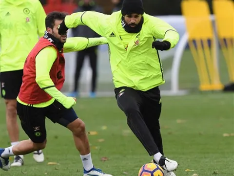 Diego Costa trở lại tập luyện trước chuyến làm khách tới Middlesbrough