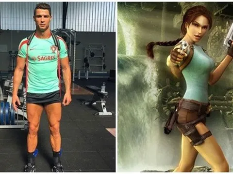 Điểm tin hậu trường 29/6: Ronaldo hóa Lara Croft; Dân Iceland “troll” tuyển Anh