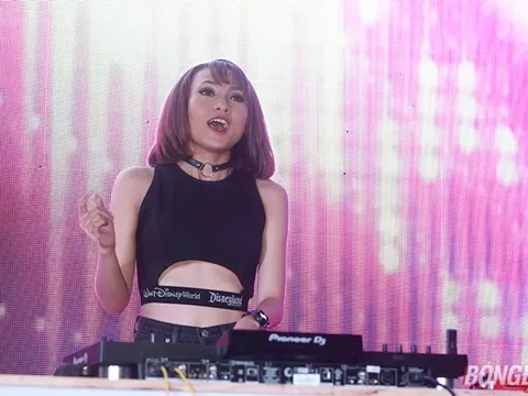 Dj TyTy quẩy tung đêm chung kết EURO bằng những giai điệu sôi động