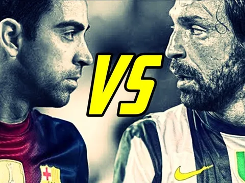 Đọ tài Andrea Pirlo vs Xavi Hernandez