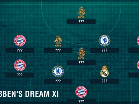 Dream Team của Robben: Không Messi cũng chẳng có Ronaldo