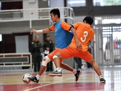 ĐT futsal Việt Nam đối đầu ĐT futsal Trung Quốc tại giải Tứ hùng