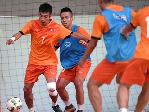 ĐT Futsal Việt Nam tổng duyệt, sẵn sàng ra quân gặp Guatemala