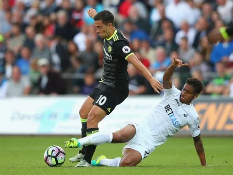 Eden Hazard thể hiện ra sao trước Swansea