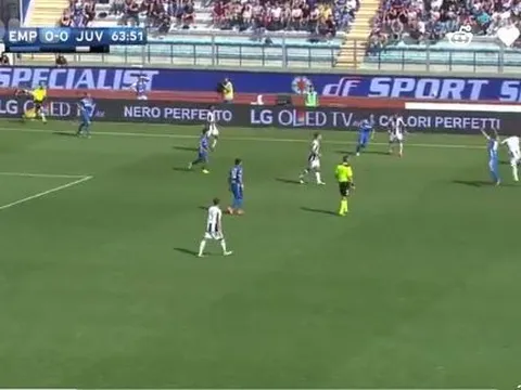 Empoli 0-3 Juventus (vòng 7 Serie A)