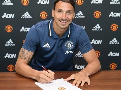 Những hình ảnh đầu tiên của Zlatan Ibrahimovic tại M.U