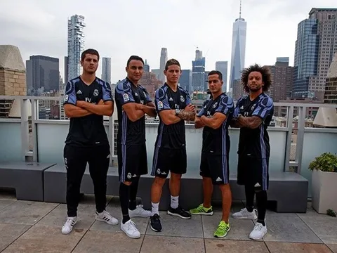 Cận cảnh áo đấu lạ mắt của Real Madrid