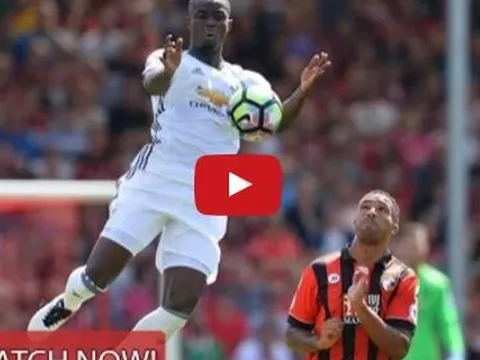 Eric Bailly chơi cực hay trong trận AFC Bournemouth - M.U