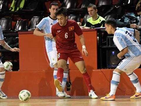 ĐT Futsal Việt Nam thua ngược trước Argentina