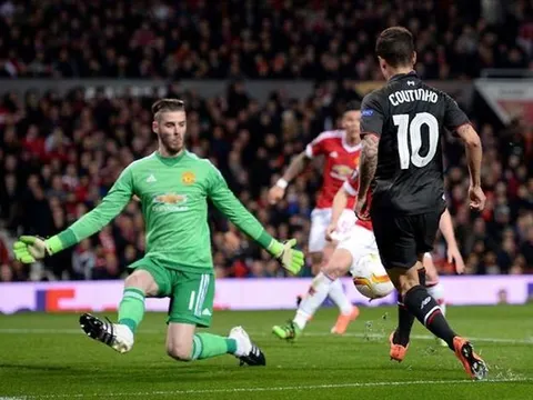 Ghi bàn vào lưới Man Utd là pha lập công để đời của Coutinho