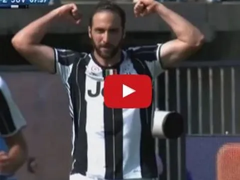 Gonzalo Higuain chơi cực hay trong trận Empoli 0-3 Juventus
