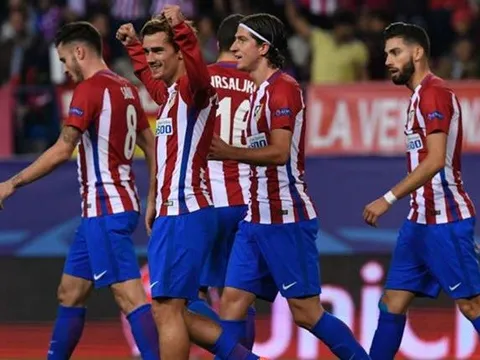 Griezmann lập cú đúp, Atletico vượt qua Rostov đầy kịch tính
