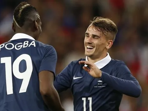 Griezmann thân thiết với Pogba, M.U hưởng lợi