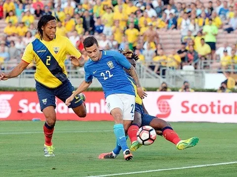Hàng công im tiếng, Brazil hoà nhạt nhoà Ecuador ngày ra quân