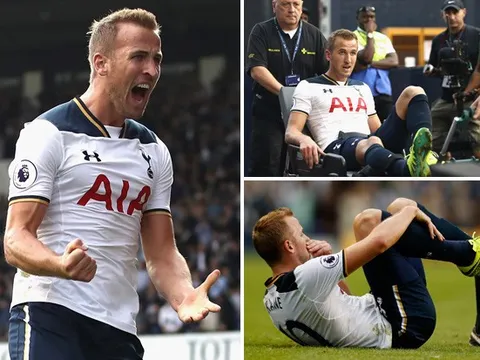 Harry Kane ghi bàn rồi rời sân bằng cáng trong chiến thắng của Tottenham
