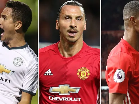 Herrera tranh giải Cầu thủ của tháng với Rashford và Ibra