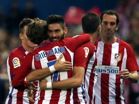Hủy diệt Granada, Atletico Madrid giữ vững ngôi đầu bảng