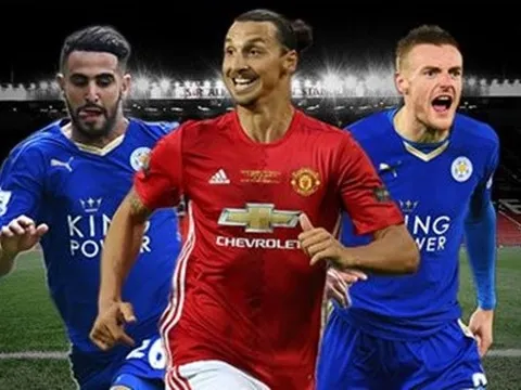 Ibra, Vardy sát cánh trong đội hình kết hợp MU - Leicester