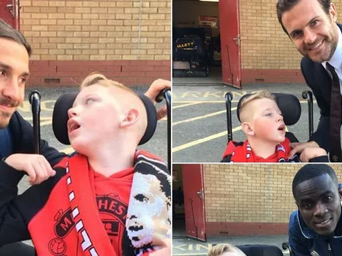 Ibrahimovic hoàn thành mơ ước của fan nhí bị bại não