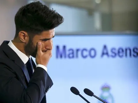 Marco Asensio bật khóc trong buổi lễ ra mắt Real Madrid