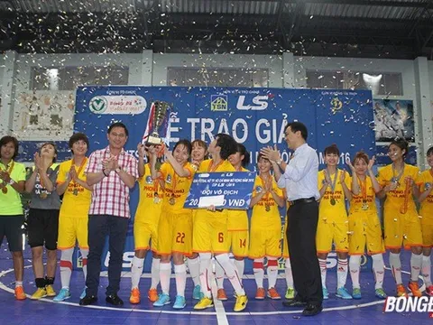 Kết thúc giải futsal nữ TP.HCM: Phong Phú Hà Nam lên ngôi vô địch