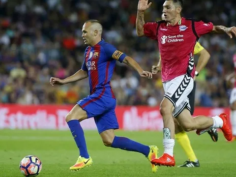 Iniesta chỉ ra sai lầm khiến Barca thua sốc Alaves