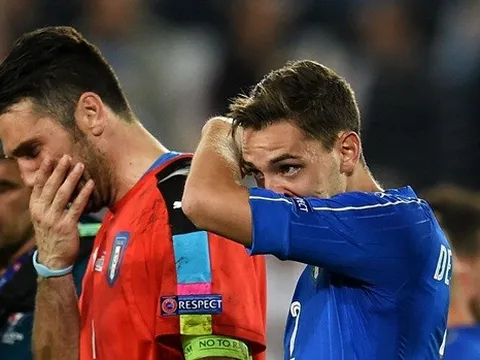 Buffon bật khóc nức nở ngày Italia bị loại khỏi EURO 2016
