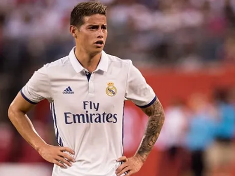 Liverpool nhảy vào cuộc đua giải cứu James Rodriguez khỏi Real Madrid