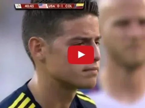James Rodriguez chơi rất hay trong trận đấu với tuyển Mỹ