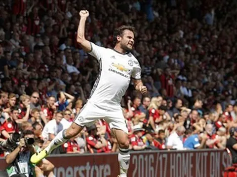 Juan Mata chơi cực hay vs Bournemouth
