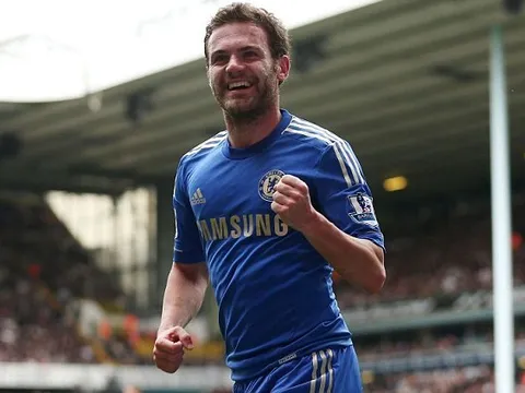 Juan Mata khi còn khoác áo Chelsea