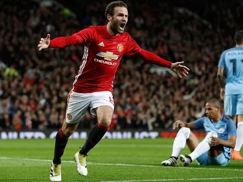 Juan Mata tỏa sáng, Mourinho 'rửa hận' thành công trước Pep Guardiola tại Old Trafford