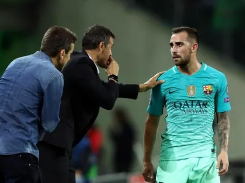 Không ghi bàn, Alcacer vẫn được Lucho tin tưởng tuyệt đối