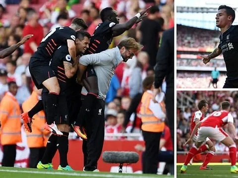 Klopp cõng học trò trong màn rượt đuổi vô vọng của Arsenal
