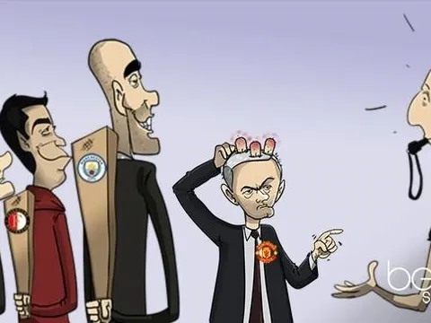 Hí họa võ sĩ 6 múi Klopp đấm gục thành London