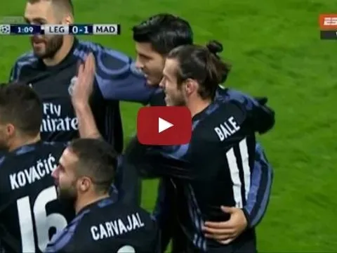 Legia Warszawa 3 - 3 Real Madrid (vòng bảng Champions League)