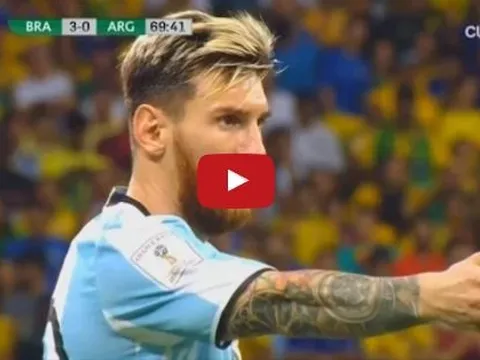 Lionel Messi bị phong tỏa như thế nào trong trận Argentina 0-3 Brazil?