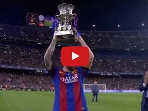 Lionel Messi chơi cực hay trong trận Barcelona - Sevilla