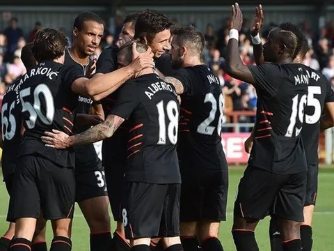 Liverpool thắng "5 sao", tân binh Grujic ra mắt ấn tượng