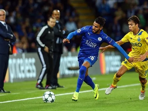 Mahrez đã làm khổ hậu vệ Porto như thế nào