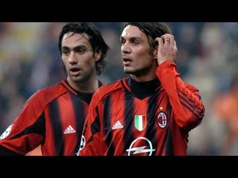 Maldini vs Nesta - Bộ đôi trung vệ huyền thoại