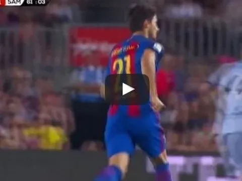 Màn ra mắt Barcelona của Andre Gomes vs Sampdoria